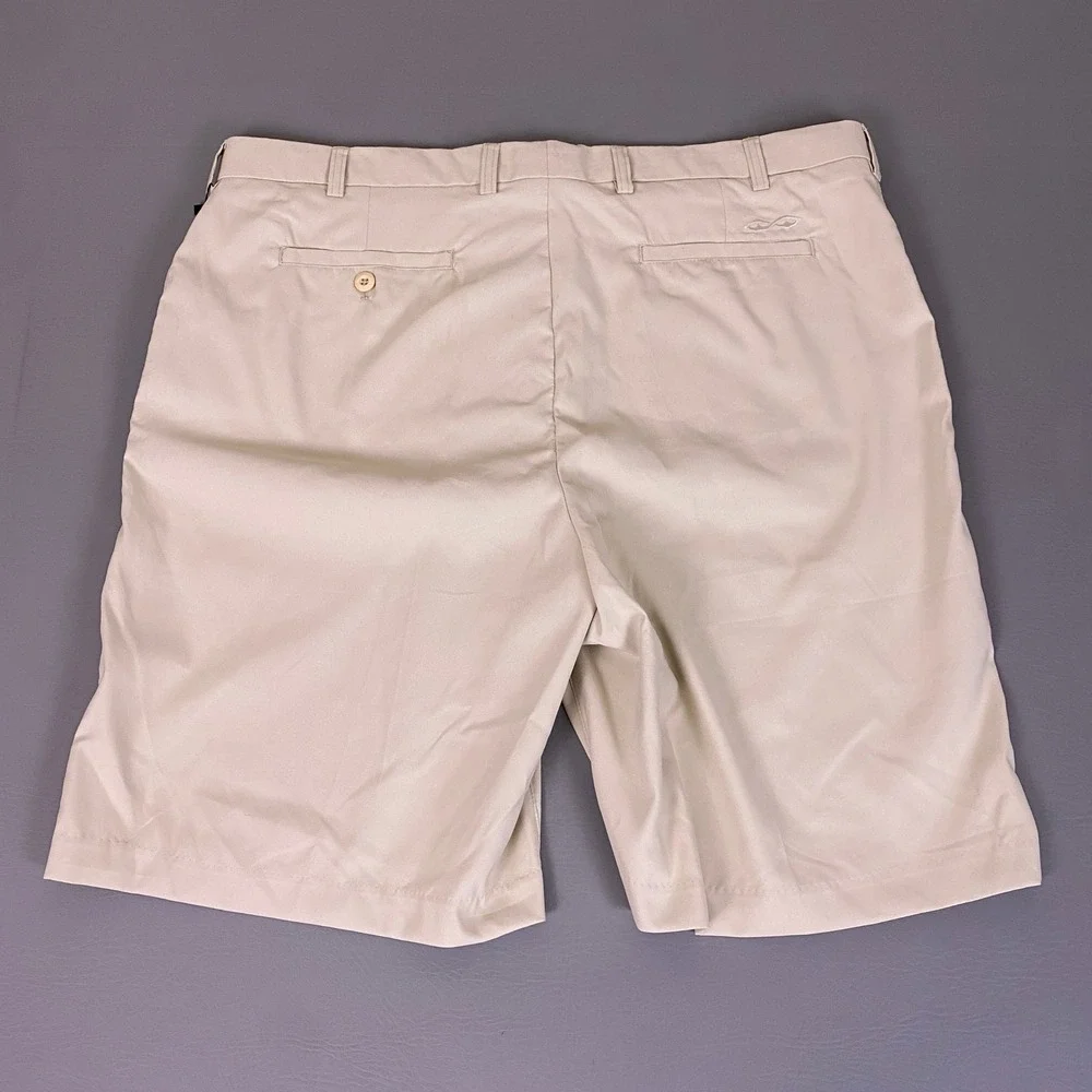 Snake Eyes Golf Shorts Mens Size 42 Khaki Beige Cool & Dry Performance New NWT**